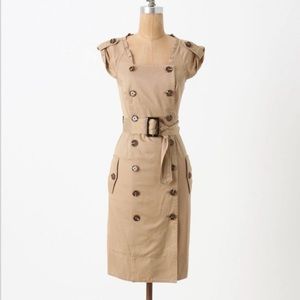 Anthropologie trench dress by moulinette soeurs